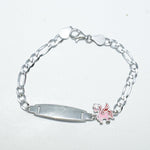 Silver Bracelet with Unicorn Charm for Kids