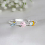 Little Planets Charm Bangles – Pure 925 Silver