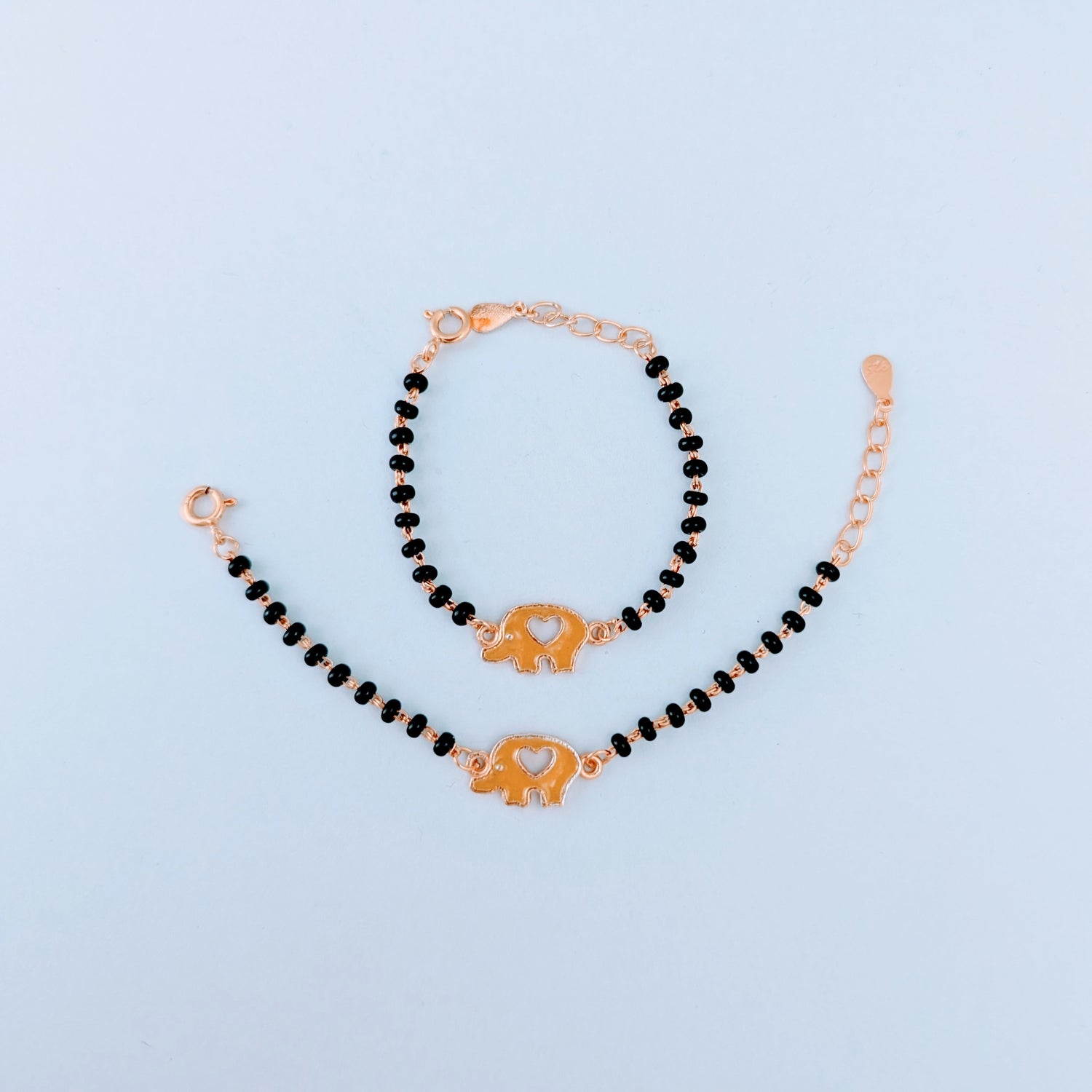 Tiny Elephant Charm Nazariya – Pure 925 Silver Bracelet for Kids