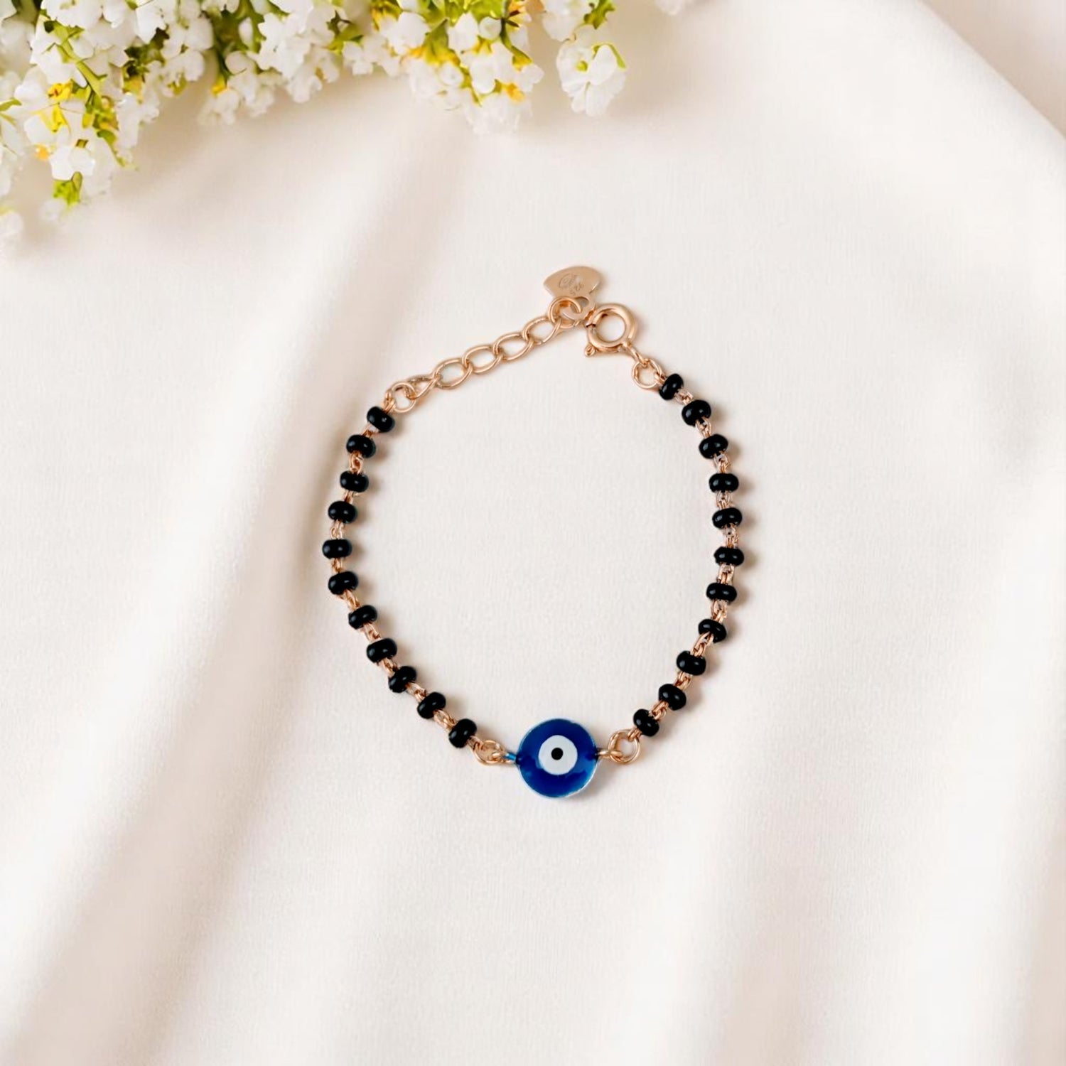 Kids’ Evil Eye Nazariya – 925 Silver Protection Bracelet for Toddlers