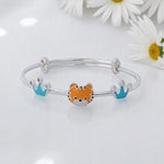 Majestic Tiger Charm Bangles – Perfect for Your Little Royalty