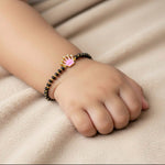 RoyalCrown Band – Gold-Plated Nazariya with Black Beads