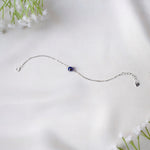 Aarza Evil Eye Silver Anklet – 925 Stylish Protection for Kids