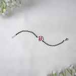 FlyTales Silver Anklet Pair – Balloon Nazariya for Kids