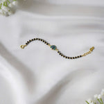 Dancing Peacock Charm Nazariya – Pure 925 Silver Bracelet for Kids