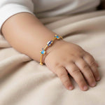 RoyalRide Bangle – 925 Silver Car & Crown Charm Kids Bangle