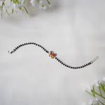 TitliTales Nazariya Anklet Pair – Flying Butterfly Charm in Sterling Silver