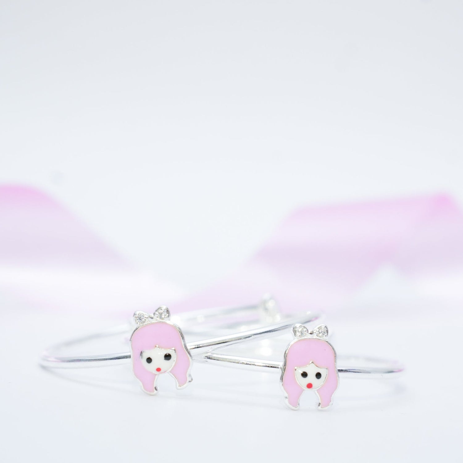 Royal Princess Charm Bangles – A Dreamy Addition for Little Ones (Set of 2)