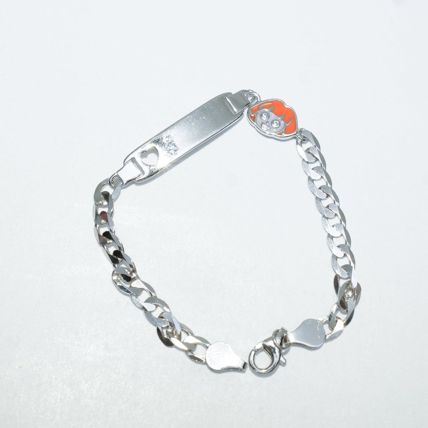 Silver Bracelet with Dora’s Charm for Kids