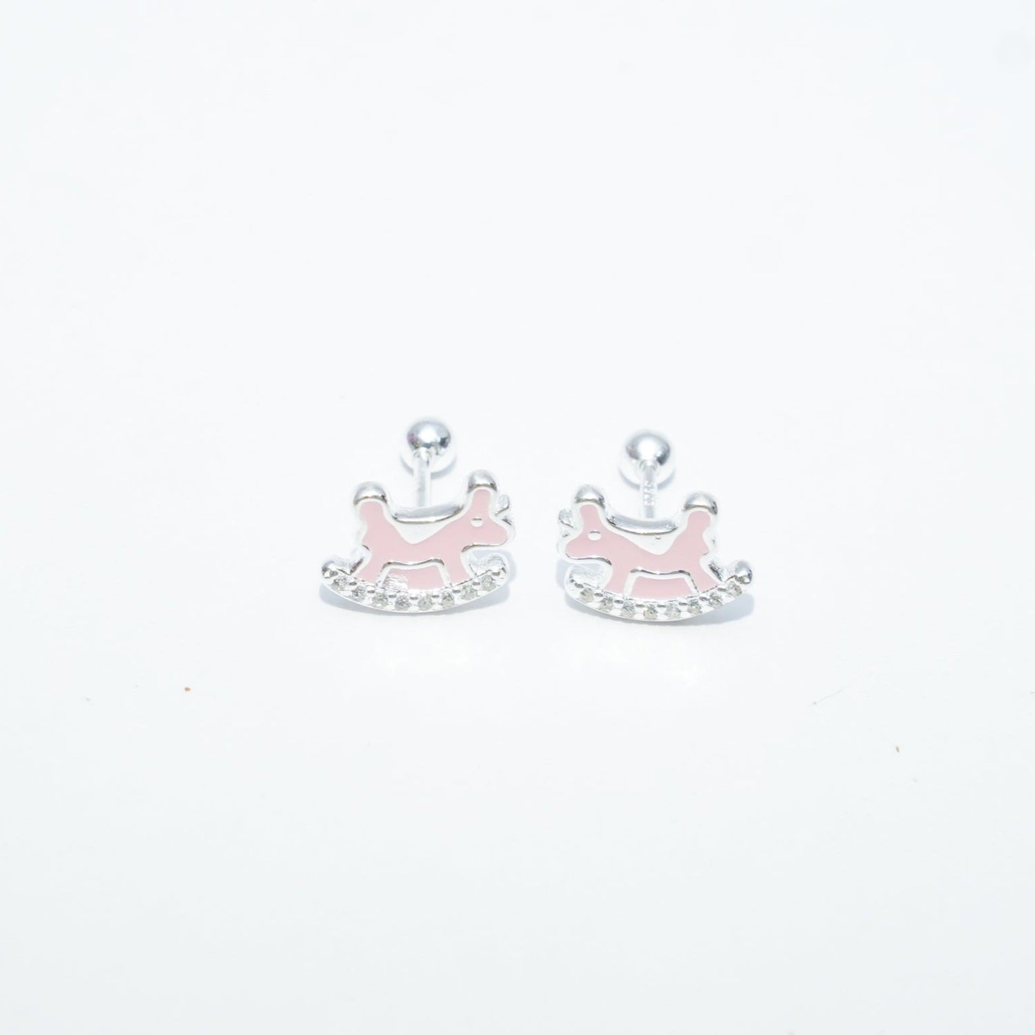 Horse toy shape earing pendent set