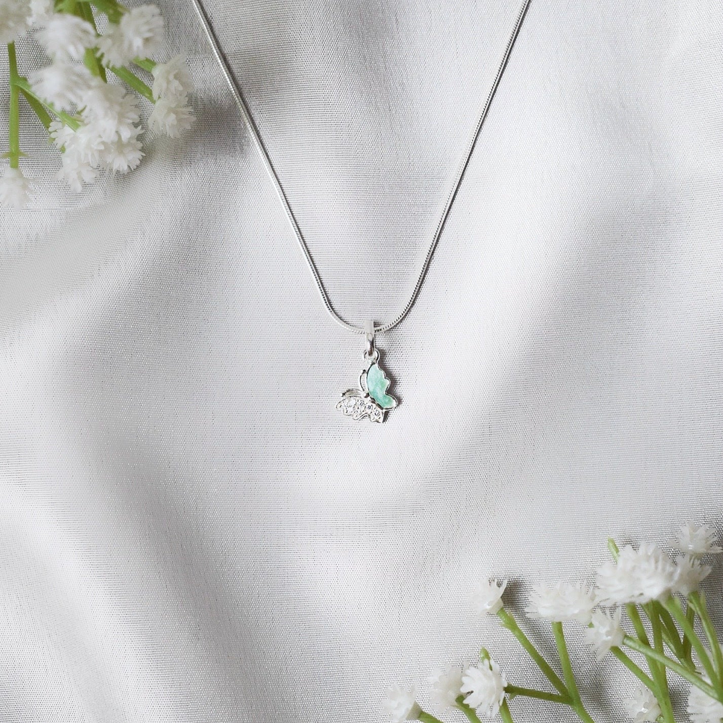 Butterfly Silver Charm Pendant – A Symbol of Beauty & Grace