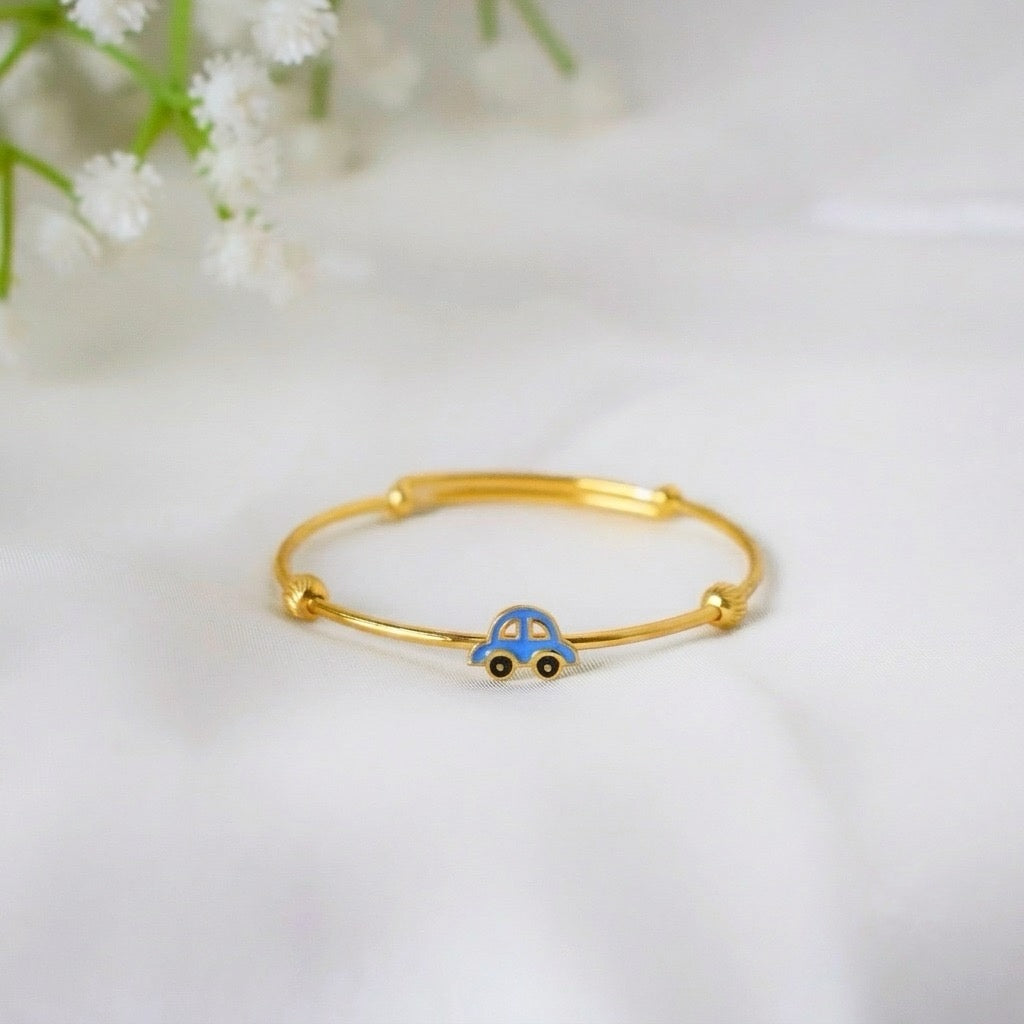 TinyCruise Bangle – 925 Silver Car Charm Baby & Kids Bangle