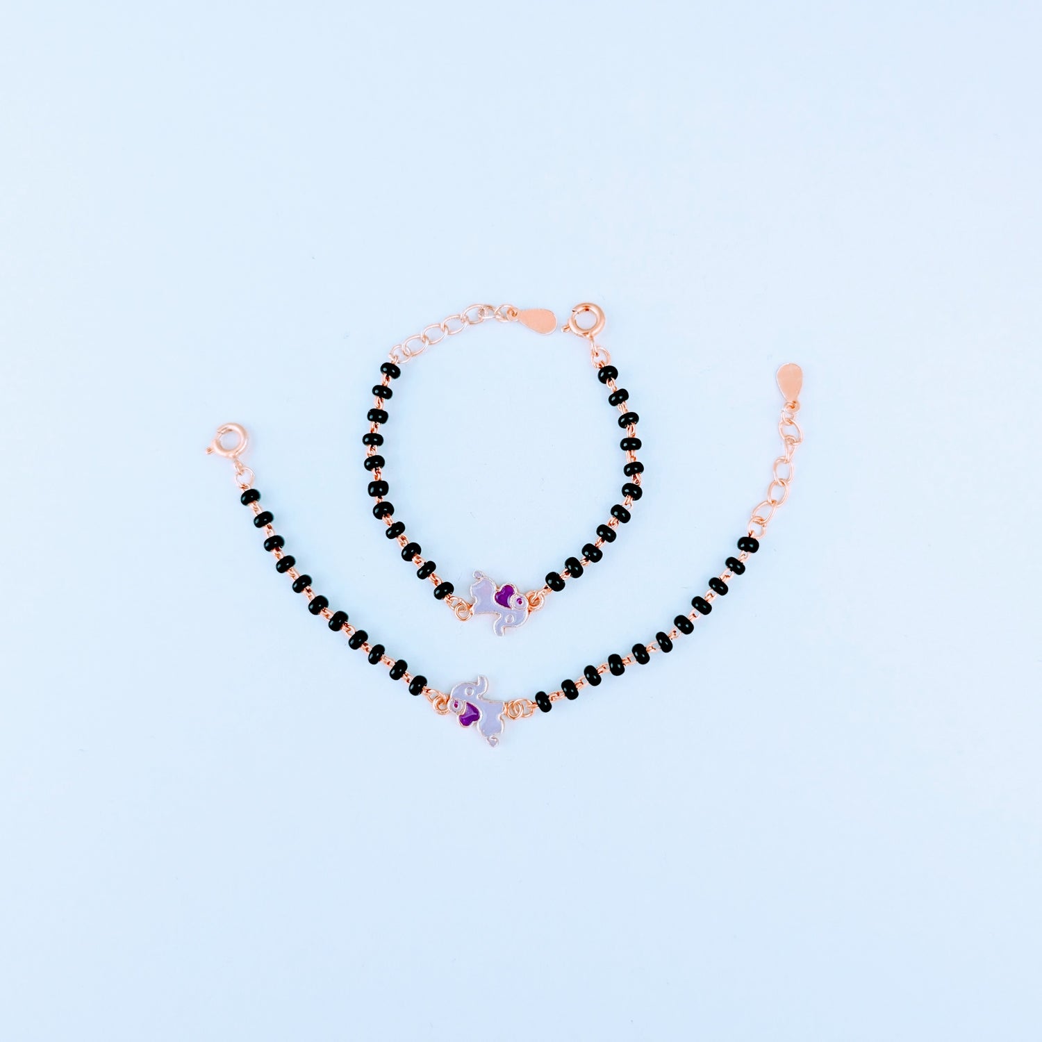 Adorable Dumbo Elephant Charm Nazariya – Pure Silver Protection Bracelet