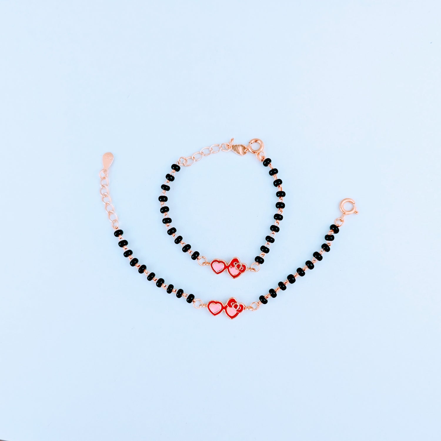Sweet Little Hearts Nazariya – 925 Silver Charm Bracelet for Kids