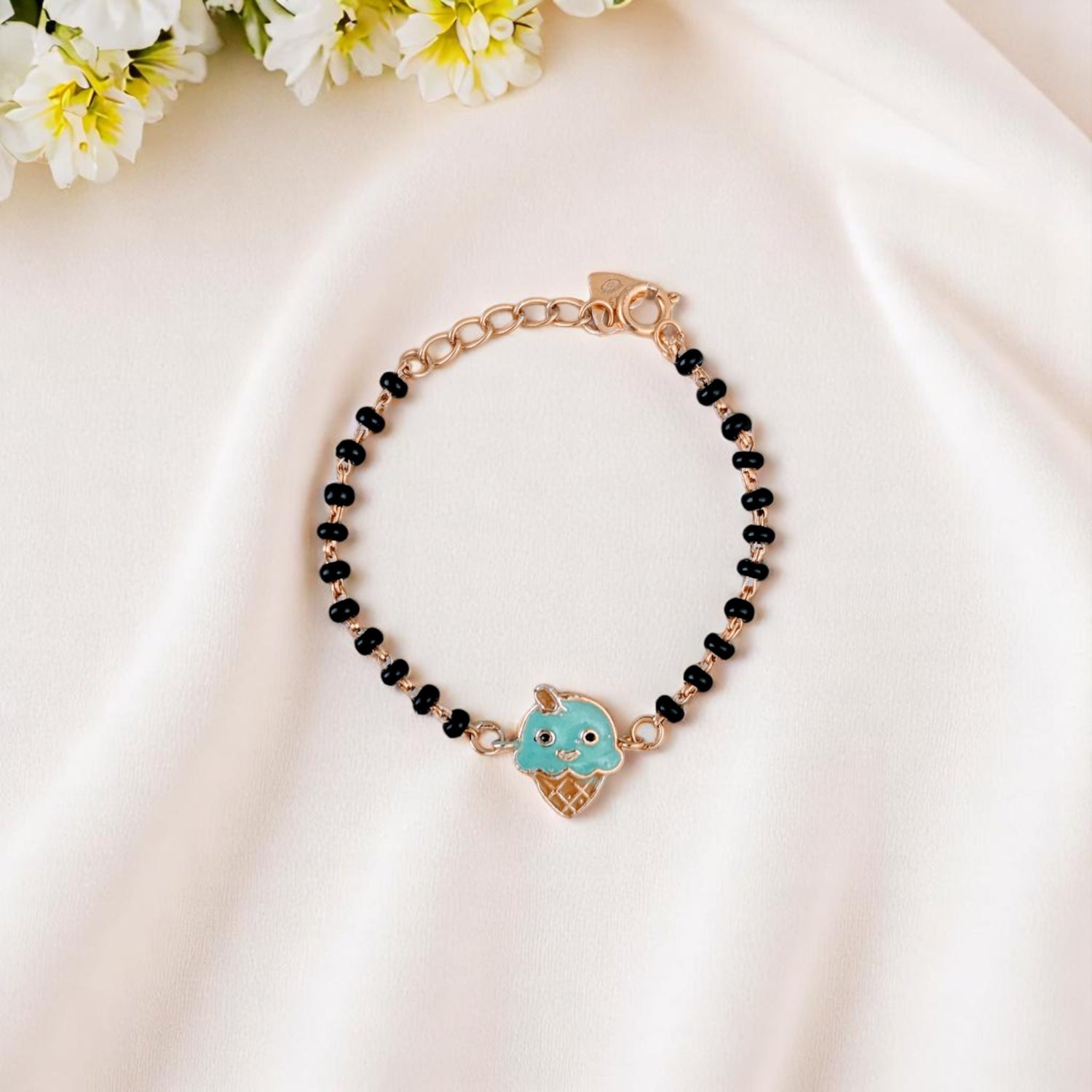 Sweet Ice Cream Silver Nazariya – Protective Bracelet for Toddlers