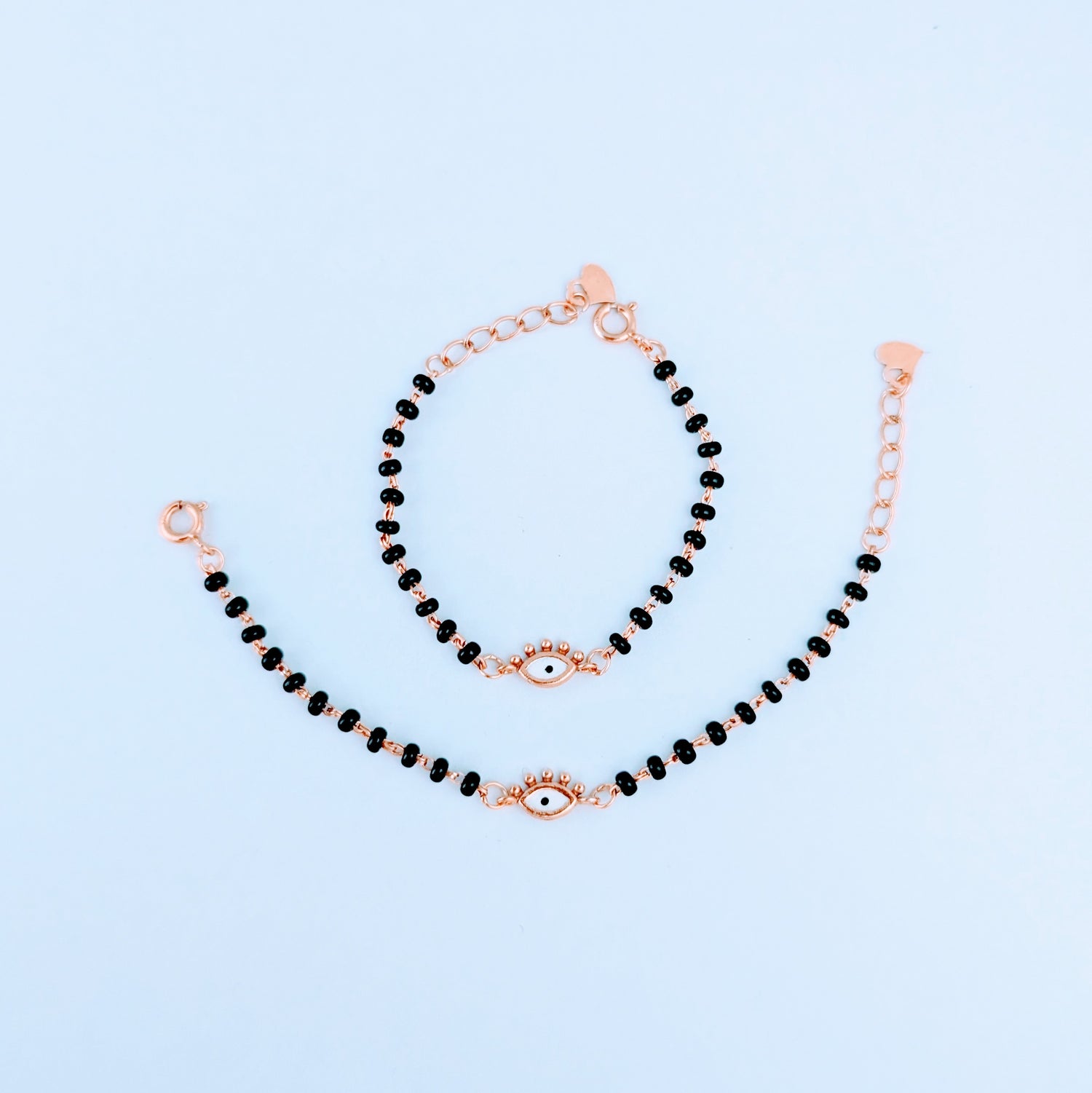 Exclusive Designer Evil Eye Nazariya – Stylish Silver Bracelet for Children