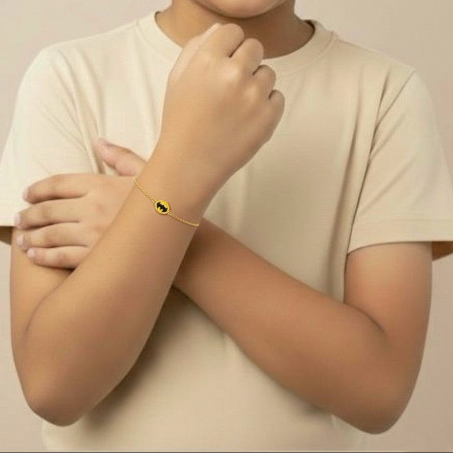 BatGuard Bracelet – Silver Batman Charm Bracelet for Kids